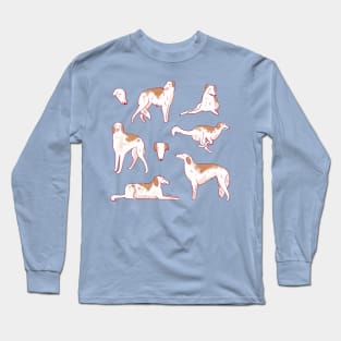 Long nose dog pattern Long Sleeve T-Shirt